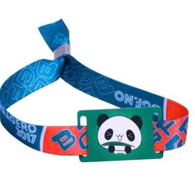 China Fabric RFID Wristbands for sale