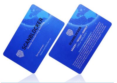 China CMYK RFID Blocking Cards for sale