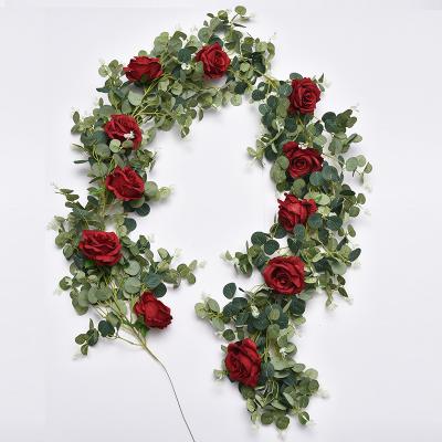 China Wholesale Vietnam High Quality Artificial Flowers Gate Decoration Events Decoration Fence Artificial Flower Vine for sale