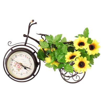 China Plastic Silk Sunflower Home Artificial Flower Rattan Events Decoration Flower Artificial Flower for sale