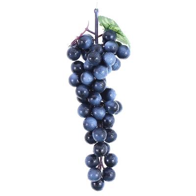 China Wholesale Real Touch High Simulation Artificial Fake Crafts Decor Fruit Events Decoration Plant Factory Simulation Artificial Fruit Grape for sale