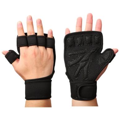 China Breathable Weightlifting Gloves Weight Lifting Gloves Gym Fitness Gloves With Wrist Support for sale