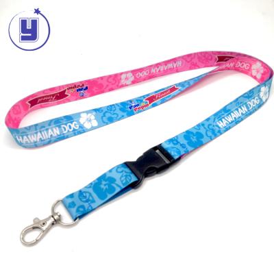 China Nickel Free Neck Lanyard Printing Competitive Personalized Custom Logo Polyester Lanyards for sale