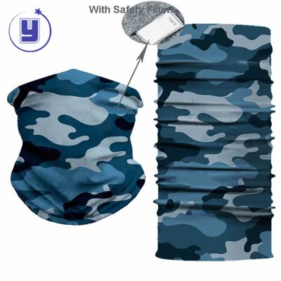 China OEM Breathable Cuff Neck Bandana PM2.5 Safety Custom Filter Seamless Tube Scarf for sale