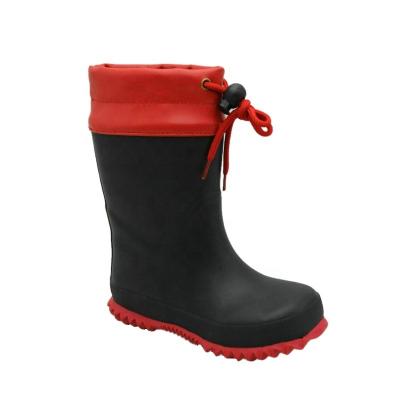 China Wholesale Toddler Girls Waterproof Fashion Trend Fun Kids Rubber Boots Raining Gum Boots For Kids With Collar for sale