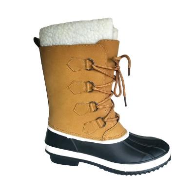 China Wholesale Lightweight Snow Boots Fashion Ladies Winter Snow Ribbon Fur Boots With Bows Non-slip Snow Boots for sale