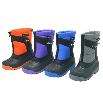 China Lightweight Kids Waterproof Winter Snow Boots For Kids Shoes Warm Outdoor Footwear for sale