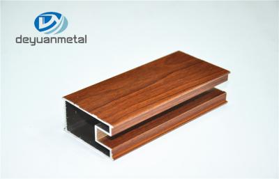 China Doors And Window Aluminium Profile , Wood Grain Aluminum Structural Shapes for sale