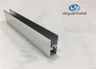 China Bright Dip Aluminium Furniture Profiles , Precise Cutting Shower Enclosure Profiles for sale