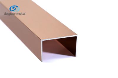 China 6063 Aluminum U Profiles Anti Collision Protection Aluminium Tile Trim For House Wall Corner Edge for sale