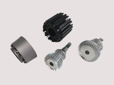 China Lightweight Aluminium Heatsink Extrusion ProfilesWith Drilling , Engraving for sale