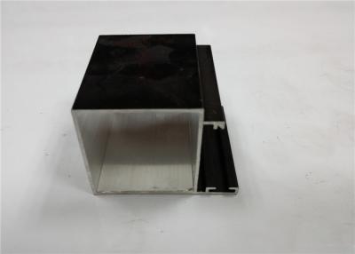 China Building Black Cabinet Door Profiles Aluminum Structural Shapes Maximum 6.8 Meters for sale