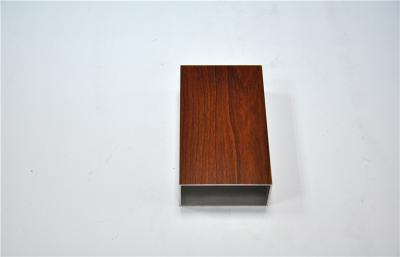 China Wood Grain  Aluminium Extrusion Profile For Windows And Doors , 6063-T5 for sale