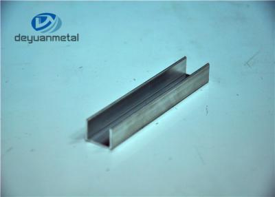 China Custom Aluminum Extrusion Profile U Profiles T5 Temper For Furniture for sale