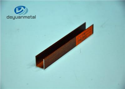 China Durable Anodized Aluminum Extrusions , House Decoration U Shaped Aluminium Profile for sale