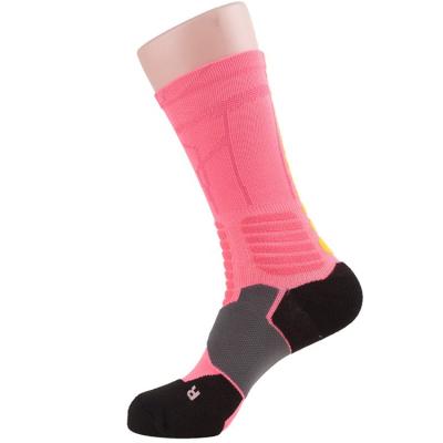 China Breathable Anti Slip Cycling Socks MTB Outdoor Sports Running Short To Medium Basketball Socks Cushioned Athletic Sports Crew Socks for sale