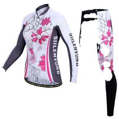 China Antibacterial Bicycle Jerseys Kits Cycle Clothes Wholesale Womens Shirts Cycling Clothing Wear Set for sale