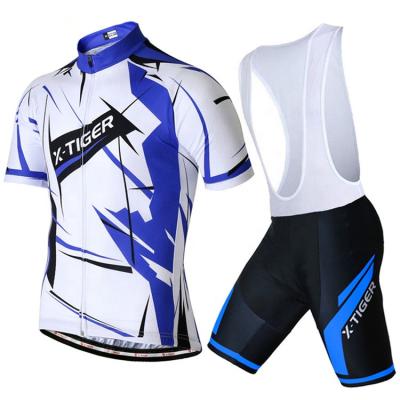 China New Trend Antibacterial Custom Road Short Sleeve Men's Bike Wear Suit Cycling Tank Top Set Tank Top Clothes For Men And Women Cycling Uniform Set for sale