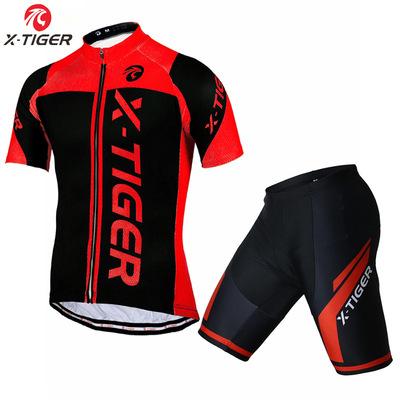 China Antibacterial Short Sleeve Road Mtb Cycling Kit Gel Pad Bib New Breathable Fabric Cycling Tank Top 2021 for sale