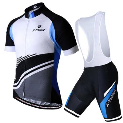 China Antibacterial Breathable Cycling Short Tank Top And Bib Suit Set Custom Sublimated Cycling Clothing Uniforms Bike Tank Top for sale