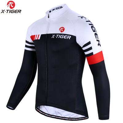 China Antibacterial Mountain Bike Thermal Fleece Pro Winter Cycling Tops Long Sleeves Keep Warm Mtb Clothes Tank Top Road Bike Wear for sale