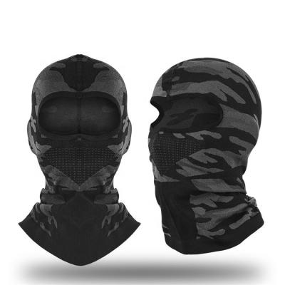 China Breathable 2021 New Fashion Ski Outdoor Sports Cycling Custom Hot Sale Military Camouflage Balaclava Face Mask for sale