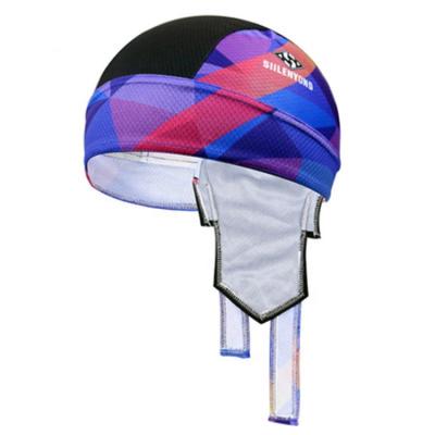 China Wholesale COMMON outdoor stretch sublimation custom printed sports summer bicicleta unisex breathable pirate hat cycling riding hat for sale