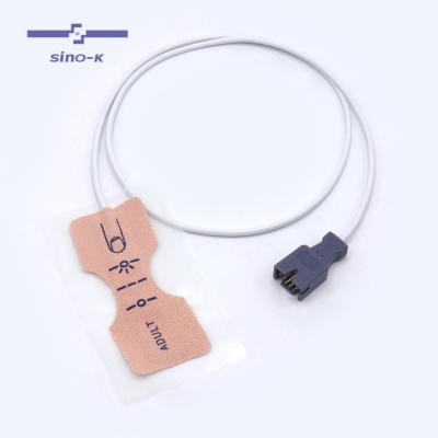 China Disposable tape sensor masim adult spo2 sensor tape 9pin spo2 sensor cable for sale