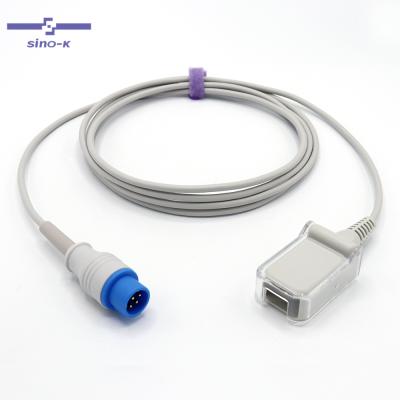 China Reusable TPU Mennen Horizon2000 normal 8 pins spo2 adapter cable, 2.2 m for sale