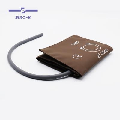 China Single Tube 27-35cm, Blood Pressure Reusable PU NIBP Cuff TPU Adult Cuff for sale