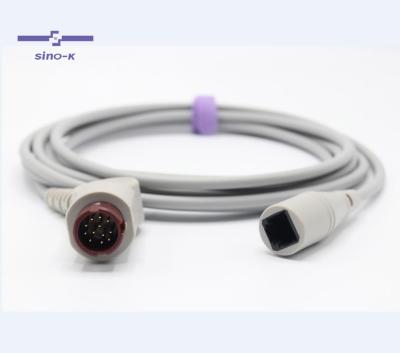 China TPU pH Blood Pressure Invasive Transducer IBP Cable To Abbott/medex Transducer for sale