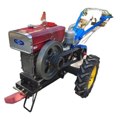 China Home Use Rotary Cultivator For Vegetable Field Water Cooled Diesel Hand Tiller for sale