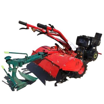 China Micro Farms Plowing And Digging Machine Handheld 4WD Small Cultivator for sale