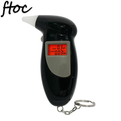 China LED Digital Display Personal Breath Breathalyzer Alcohol Tester Portable Red Backlit Personal Digital Alcohol Testing Tester For Driver for sale