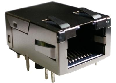 China 1-1368398-3 Low Profile RJ45 Jack Gigabit 10/100/1000 mit magnetischem 2-1368398-3 zu verkaufen