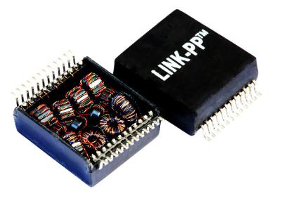 中国 LP1174NLのデュアル ポートのイーサネット磁気変圧器10/100Base-T SMD 販売のため