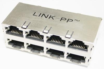 Chine Le Pin multi a empilé RJ45 les connecteurs, Jack enregistré 2 x 4 par Étiquettes- 45 à vendre