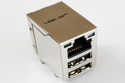 China Standaardschakelaarrj45 USB Schakelaar/8p8c Rechte hoek Jack Custom OEM Te koop