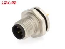 China T4140012041-000 TE M12 Circular Connectors Gold Contact Plating for sale