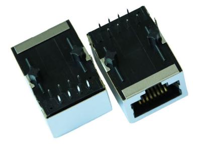 China ARJ11A-MASA-KT-2 RJ45 Single Port Modular Jack , HUB / PC Card IEEE RJ45 Jack for sale