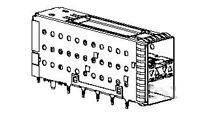 Китай 2X1 через отверстие клетки сборки с LightPipe 2170409-6 2170409-5 продается