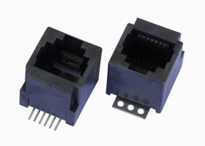 China 1-338086-3 Top Entry PCB SMT 6p6c RJ11 RJ45 Connector Unshielded LPJE01DNL for sale