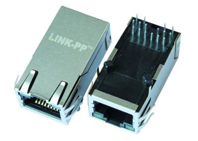 China HR851190A Gigabit Magnetic RJ45 Jack Tap Up Long Body With SPD LPJK0073A53NL for sale