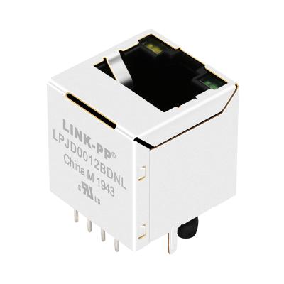 Китай LPJD4012BENL, вертикальное RJ45 Jack, 1CT: 1CT, 8P8C 10/100Mbps, СИД G-Y экрана продается