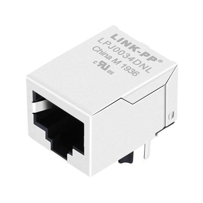 China Los enchufes magnéticos RJ45/LPJ0034DNL de KLU1S041A LF protegieron RJ45 el conector RoHS en venta