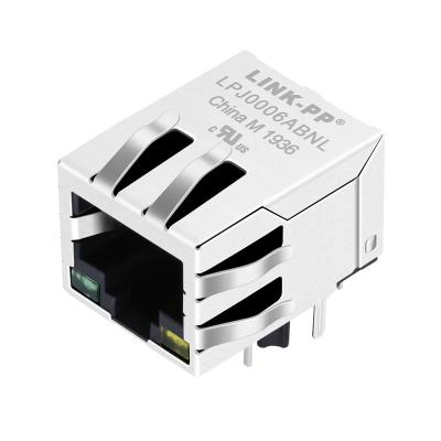 China 13F-69GYD2NL Ethernet RJ45 Jack Single Port 10/100 Mbit LPJ0006ABNL for sale