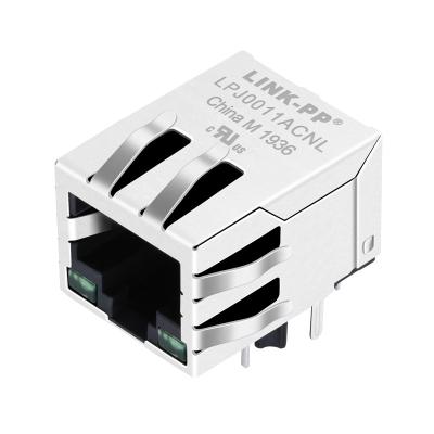 China LPJ0011ACNL Ethernet van RJ45 1 x 10/100 LEIDENE van Mbit Indicatoren 8p8c Te koop