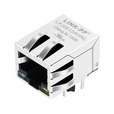 China Metal de prata IEEE RJ45 Jack modular, Rj45 conector interessado 13F-63CGYD4S2NL à venda