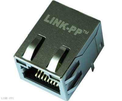 China O conector fêmea Pinout de F01-RJ45-G-T11-F Rj45 protegido com meios do diodo emissor de luz almofada o PC à venda