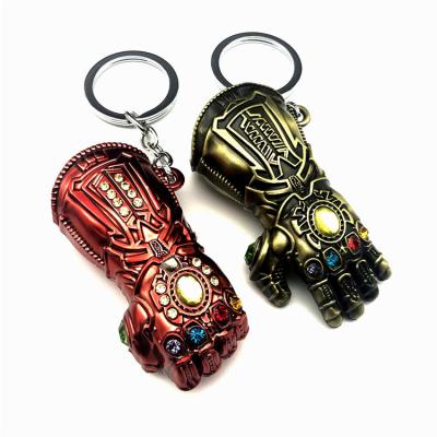 China Hot Selling 2022 7.5 cmWidth 3.5cm The Avengers Metal Zinc Alloy Key Key Chain For Car Key Pendant for sale